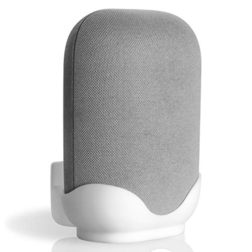 honecumi Wandhalterung Für Google Nest Audio | Google Nest Audio Halterung Desktop Lautsprecher Ständer | Wand Ständer Halter, Wandhalterung für Google Nest Sprachassistent- Elegantes Weiß von honecumi