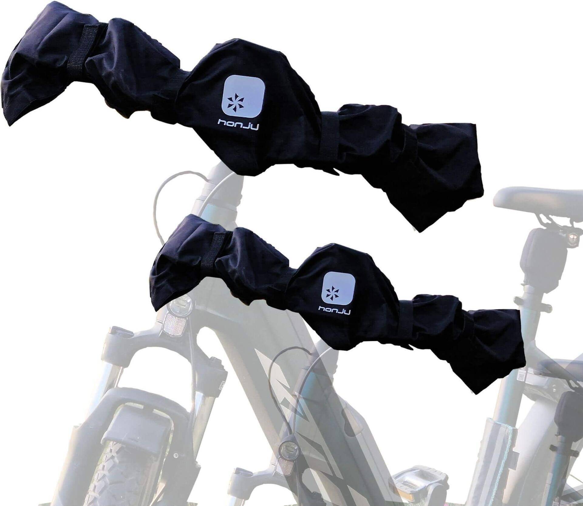 honju BIKE Lenkerschutz-Hülle für E-Bikes - DOPPELPACK! - schwarz - bulk - 62691 (62691) von honju