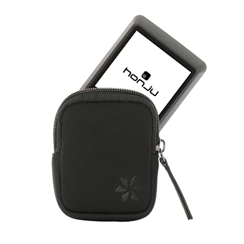 honju Bike Neoprentasche für Bosch Intuvia 100 Display-Tasche [E-Bike/Pedelec Tasche, Schutz vor Kratzern & Schmutz, Fahrrad-Computer Displayschutz, Hochwertiger Reißverschluss] - schwarz von honju