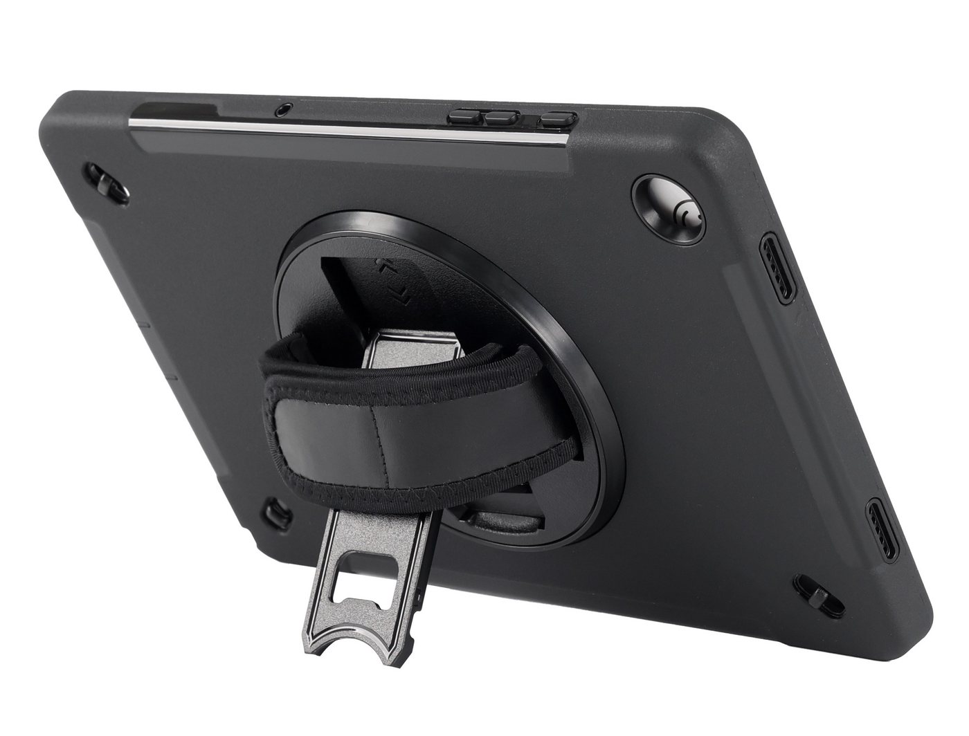 honju Tablet-Hülle Rugged Kickstand & Handstrap - Samsung Galaxy Tab A9 Plus Case, [Drehbare Handschlaufe, Fallschutz nach US-Militärstandard] von honju