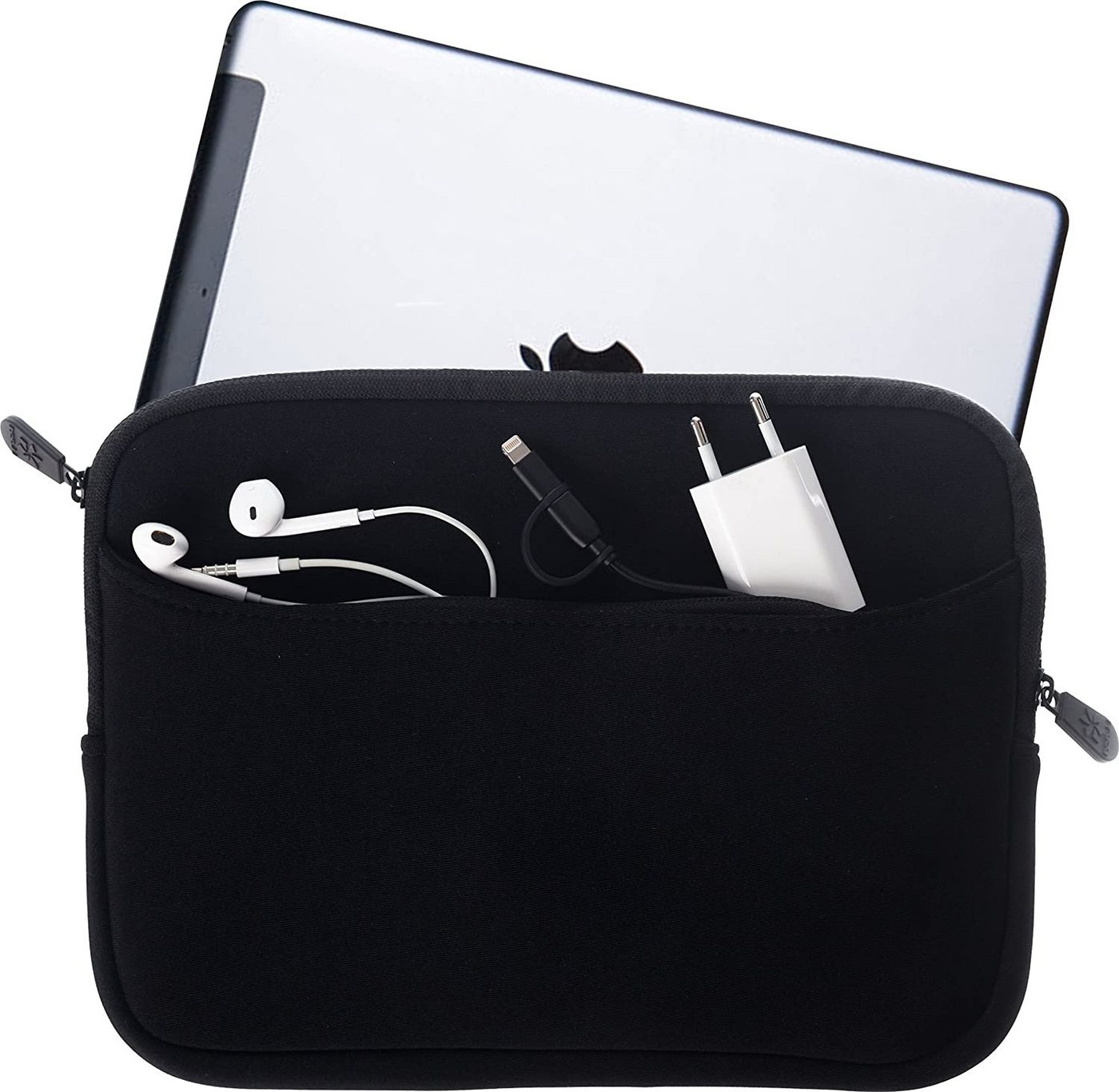 honju Tablet-Mappe Darkroom Tablet-Tasche 10 - 11", Neopren, Große Außentasche mit Reißverschluss und weichem Innenfutter" von honju