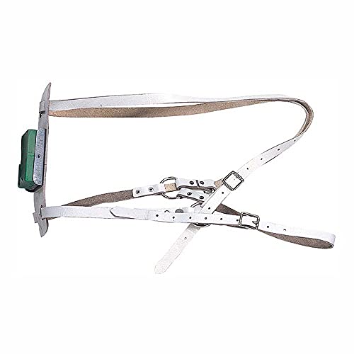 Horizont 38108600 Bocksprunggeschirr Grau Leder, Weiß von horizont