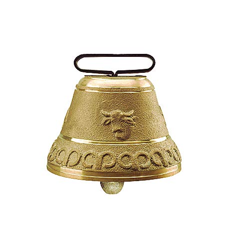 Messingglocke rund fuer Rinder, 120mm Durchmesser, 84mm hoch, 70mm Durchfuehrung Messingglocke rund fuer Rinder, 120mm Durchmesser, 84mm hoch, 70mm Durchfuehrung von horizont