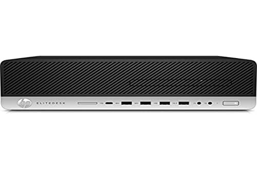 HP EliteDesk 800 G3 3,2 GHz i5-6500 SFF Schwarz, Silber PC (generalüberholt) von hp