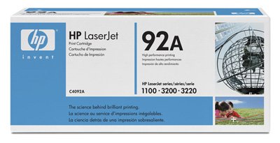 Original Toner passend für HP LaserJet 3200 M HP 92A C4092A - Premium Drucker-Kartusche - Schwarz - 2.500 Seiten von hp