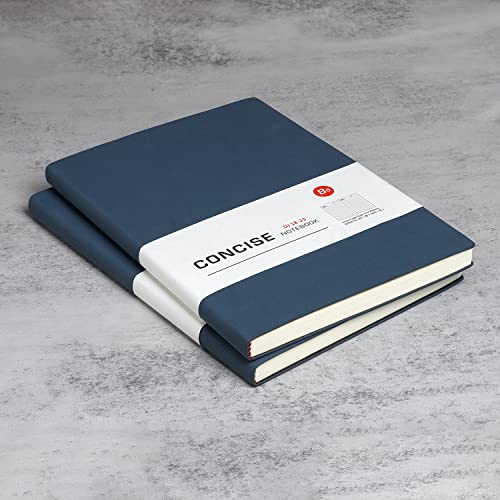 Notizbuch B5 liniertes Leder 2er Pack Hardcover Notizbücher mit Hochwertigem Dickem 100 gsm, Journal Notizbücher Klassisches Notizblock für Schreiben, Büro, Schule, Geschäft 17,5 * 25,2cm, Blau Notizbuch B5 liniertes Leder 2er Pack Hardcover Notizbücher mit Hochwertigem Dickem 100 gsm, Journal Notizbücher Klassisches Notizblock für Schreiben, Büro, Schule, Geschäft 17,5 * 25,2cm, Blau von huaao