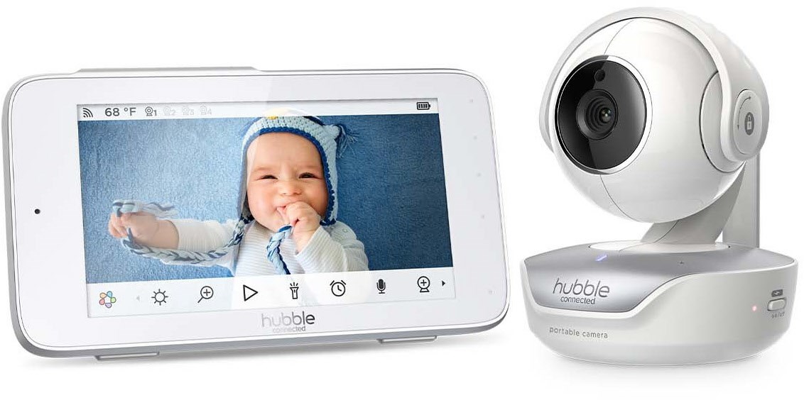 Nursery Pal Deluxe 5" Touch Video-Babyphone von hubble connected