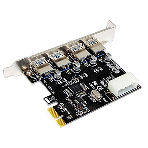 PCI-E-Adapter mit 4 Anschlüssen PCI-E auf USB 3.0 HUB PCI Express-Erweiterungskartenadapter 5 Gbit/s-Geschwindigkeit von huicouldtool