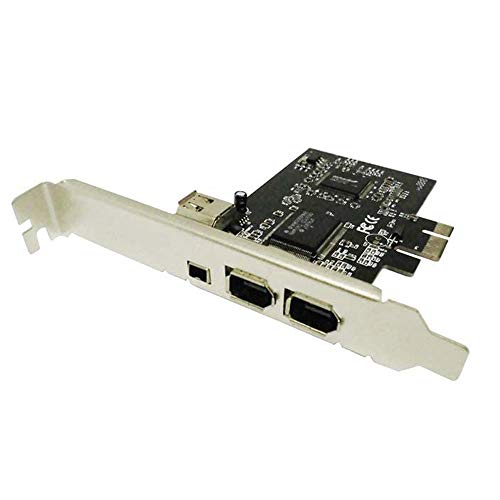 PCI-E zu 6-Pin / 4-Pin 2 Port IEEE 1394 Controller Karte für Digitalkamera DV Camcorder Festplatten Wechseldatenträger von huicouldtool