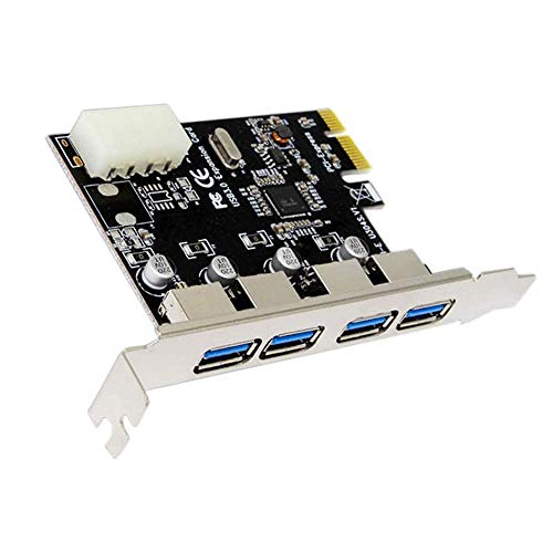 huicouldtool 1 Stellen Sie 4 Port PCI-E auf USB 3.0 HUB PCI Express-Erweiterungskartenadapter EIN. 5 Gbit/s Geschwindigkeit für den Desktop von huicouldtool