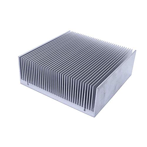 huicouldtool 125x125x45mm Aluminium-Kühlkörper-Kühlkörper-Kühler für die Kühlung des elektronischen LED-Leistungsverstärkers Cooler von huicouldtool