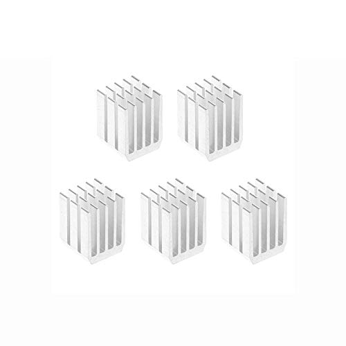 huicouldtool 5 Teile/Satz 9 * 9 * 12mm Aluminium Kühlkörper Chip RAM Kühler Kühlkörper Kühler,Weiß von huicouldtool
