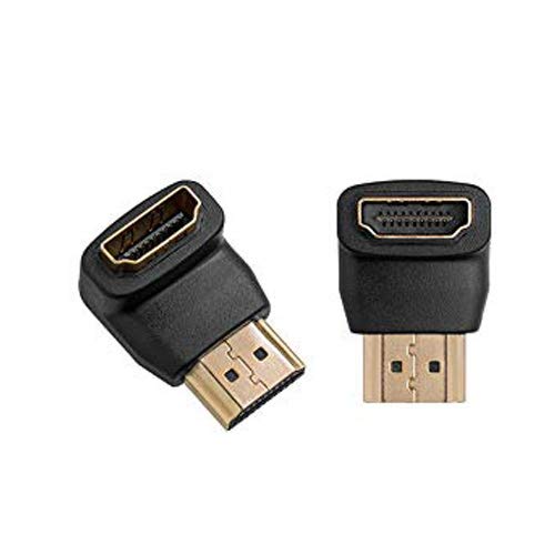 huicouldtool HDMI Kabel Adapter Konverter 270/90 Grad Winkel HDMI Stecker auf HDMI Buchse für 1080P HDTV Kabel Adapter Konverter Extender,90 Degree,≤0.5m von huicouldtool