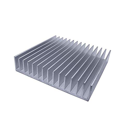 huicouldtool Kühlkörper aus Aluminium, 165 x 165 x 34,8 mm, Kühler für integrierte LED-Leistungsverstärker von huicouldtool