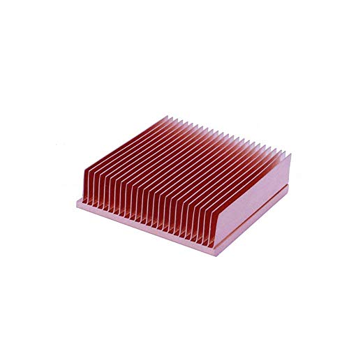 huicouldtool Reine Kupferkühlkörper 50x50x15mm Kühlkörper Kühler für elektronische RAM-Chip-LED VGA-Kühlung von huicouldtool