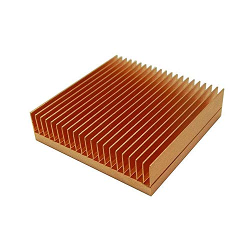 huicouldtool Reines Kupfer kühlkörper 40x40x10mm Skiving fin DIY kühlkörper kühler für elektronische chip led ic kühler von huicouldtool