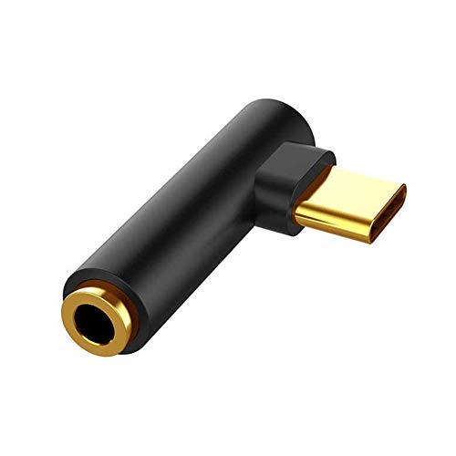 huicouldtool Typ C 3,5 mm Klinke Kopfhörerkabel USB C Stecker auf 3,5 mm AUX Audio Adapter USB-C 3,5 Konverterkabel Für Xiaomi 6 Huawei Mate P20,Schwarz, Audioadapter Typ C von huicouldtool