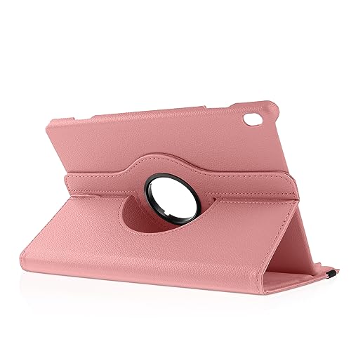 Drehbare Hülle für das 10.3 Lenovo Tab M10 2019 (1. Generation) in Rose [passend für Modell TB-X505F, TB-X505L, TB-X605F, TB-X605L] von humblebe