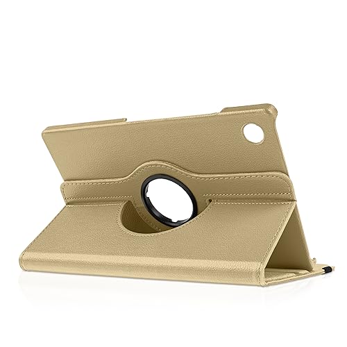 Drehbare Hülle für das 10.5 Samsung Galaxy Tab A A8 in Gold [passend für Modell SM-X200, SM-X2059] von humblebe