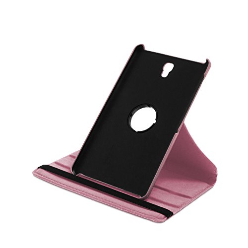 Drehbare Hülle mit Standfunktion für Samsung Galaxy Tab S 8.4 in Rose mit automatischer Sleep- und Wake-Up-Funktion [passend für Modell SM-T700, SM-T705] von humblebe