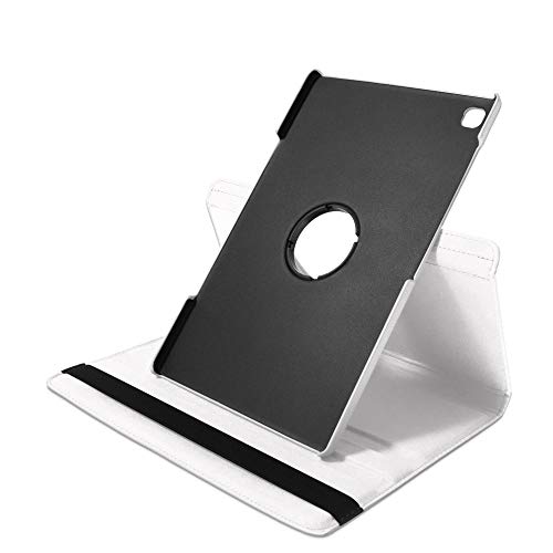 Drehbare Hülle mit Standfunktion für Samsung Galaxy Tab S5e 10.5 in WEIß mit automatischer Sleep- und Wake-Up-Funktion [passend für Modell SM-T720, SM-T725] von humblebe