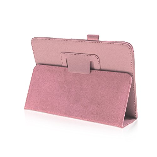 Klassische Hülle mit Standfunktion für Samsung Galaxy Tab S2 8.0 in Rose mit automatischer Sleep- und Wake-Up-Funktion [passend für Modell SM-T710, SM-T713, SM-T715, SM-T719] von humblebe
