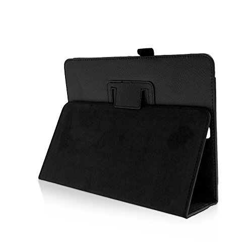Klassische Hülle mit Standfunktion für Samsung Galaxy Tab S2 9.7 in SCHWARZ mit automatischer Sleep- und Wake-Up-Funktion [passend für Modell SM-T810, SM-T813, SM-T815, SM-T819] von humblebe