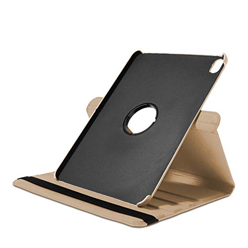 humblebe Drehbare Hülle mit Standfunktion für 11.0" Apple iPad Pro 11.0 (2018) in Gold mit automatischer Sleep- und Wake-Up-Funktion [passend für A1980, A2013, A1934, A1979] von humblebe
