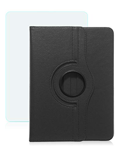 humblebe Drehbare Hülle mit Standfunktion für 11.0" Apple iPad Pro 11.0 (2018) inkl. einfache (klare) Schutzfolie in SCHWARZ [passend für A1980, A2013, A1934, A1979] von humblebe