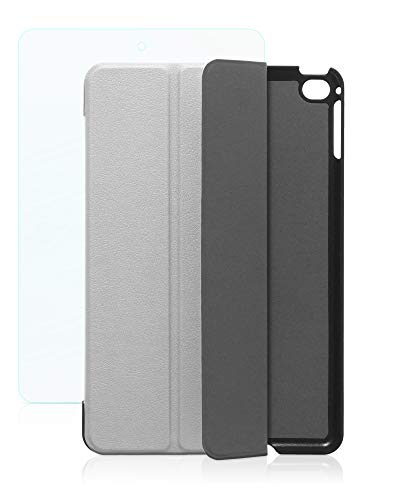 humblebe Smarte Hülle mit weichem Inlay und Standfunktion für 7.9" Apple iPad Mini 5 inkl. Matte (entspiegelte) Schutzfolie in WEIß [passend für A2133, A2124, A2126, A2125] von humblebe