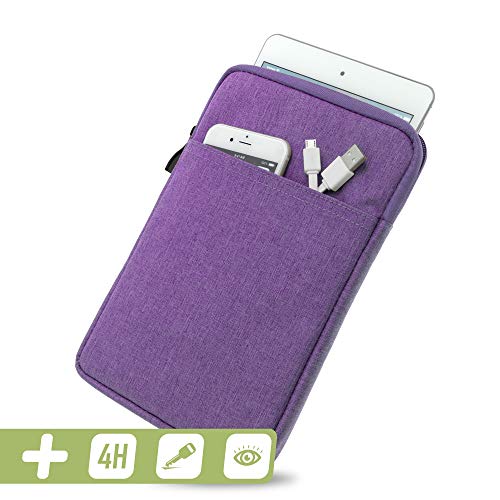 humblebe Wasserabweisende Tasche mit Kantenschutz für 7.0" Samsung Galaxy Tab 3 lite inkl. einfache (klare) Schutzfolie in Purple [passend für SM-T110, SM-T111, SM-T113, SM-T116] von humblebe