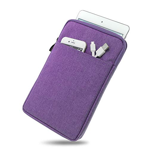 humblebe Wasserabweisende Tasche mit Kantenschutz für 7.0" Samsung Galaxy Tab A (2016) in Purple Superweiches Inlay inkl. Zubehörfach [passend für SM-T280, SM-T285] von humblebe