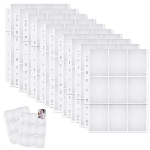 Hurifeng Sammelkarten Hüllen - 360 Taschen; 20 seiten; Doppelseitiger 9 Taschen Seitenschutz; 11 Löcher - Ultratransparente Kartenblätter; Sammelkarten Album Zubehör; Karten Sleeves;kartenhülle Hurifeng Sammelkarten Hüllen - 360 Taschen; 20 seiten; Doppelseitiger 9 Taschen Seitenschutz; 11 Löcher - Ultratransparente Kartenblätter; Sammelkarten Album Zubehör; Karten Sleeves;kartenhülle von hurifeng