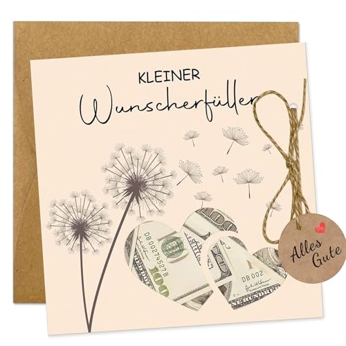 hurifeng Hochzeit Geldgeschenk Karte für Mädchen Jungen - Taufgeschenke, Kommunion Geschenke mit Umschlag, Kreative DIY Geschenke zur Geburt, Personalisierte Glückwunschkarte, Premium Qualität hurifeng Hochzeit Geldgeschenk Karte für Mädchen Jungen - Taufgeschenke, Kommunion Geschenke mit Umschlag, Kreative DIY Geschenke zur Geburt, Personalisierte Glückwunschkarte, Premium Qualität von hurifeng