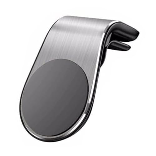 huzur elektrik Handyhalterung Auto Magnet, Magnetische Handyhalterung für Lüftungsschlitz mit – Universal Halterung für Smartphones (Chrom, 1 Stück) von huzur elektrik