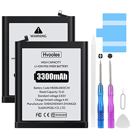 hvoolee 3300mAh Akku kompatibel mit Huawei P10 HB386280ECW, Honor 9 Hoher Kapazität Li-Ion Polymer Battery mit Reparaturset Akku-Austausch Ersatz Set hvoolee 3300mAh Akku kompatibel mit Huawei P10 HB386280ECW, Honor 9 Hoher Kapazität Li-Ion Polymer Battery mit Reparaturset Akku-Austausch Ersatz Set von hvoolee