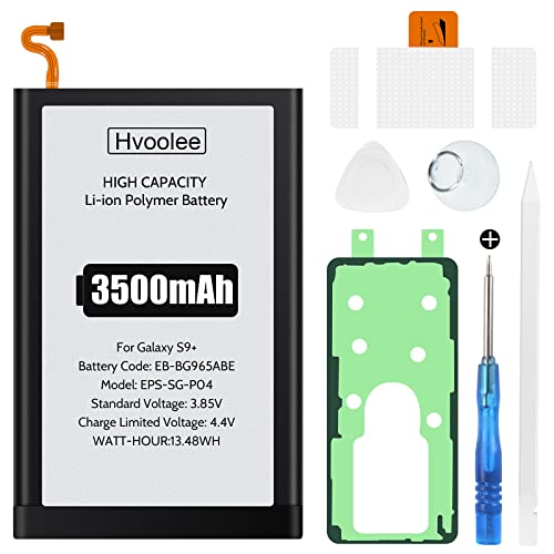 3500mAh Akku für Samsung Galaxy S9 Plus, Interner Ersatzakku Hohe Kapazität Handy-Akku Samsung Akku Reparaturset Leistungsstark Lange Akkulaufzeit 3500mAh Akku für Samsung Galaxy S9 Plus, Interner Ersatzakku Hohe Kapazität Handy-Akku Samsung Akku Reparaturset Leistungsstark Lange Akkulaufzeit von hvoolee