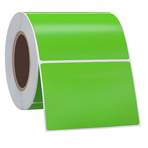 Hycodest 500 Stück Adress- und Versandaufkleber 7,6 x 5,1 cm grün gefaltet aus Thermopapier Hycodest 500 Stück Adress- und Versandaufkleber 7,6 x 5,1 cm grün gefaltet aus Thermopapier von hycodest