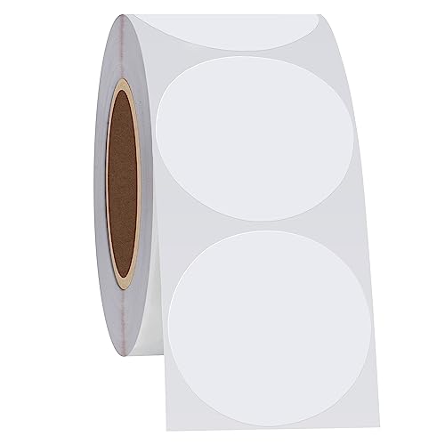 Hycodest Runde weiße Codierpunkteetiketten runde weiße aufkleber, Kreis-Aufkleber, zum Beschriften auf Etiketten, 3,8 cm, 500 Stück von hycodest