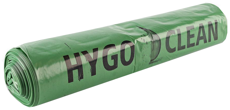 HYGOCLEAN Müllsäcke Light, grün, 120 Liter, aus LDPE, 40 my von hygoclean