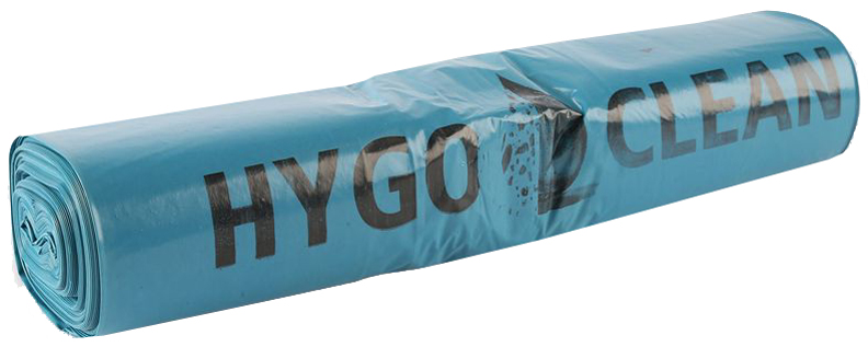 HYGOGLEAN Müllsäcke, blau, 70 Liter, aus LDPE, 45 my von hygoclean