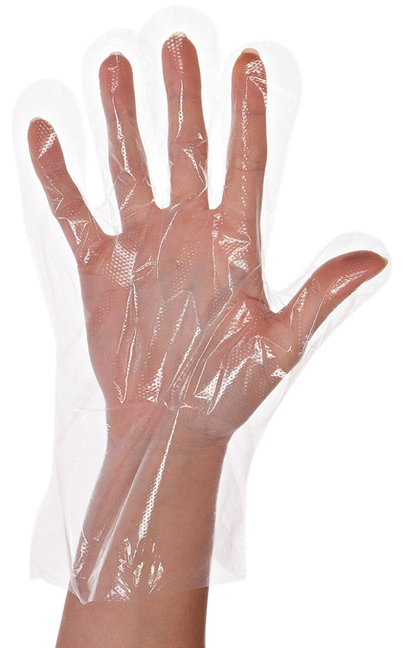 HYGOSTAR LDPE-Handschuh POLYCLASSIC SOFT, L, transparent von hygostar