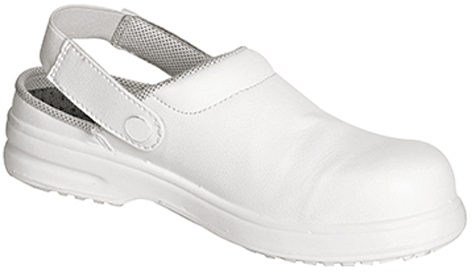 HYGOSTAR Sicherheitsschuh Clog CLASSIC, Größe: 36, weiß von hygostar