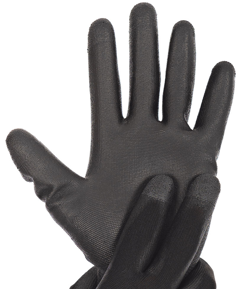 HYGOSTAR Touchscreen-Arbeitshandschuh BLACK ACE TOUCH, XL von hygostar