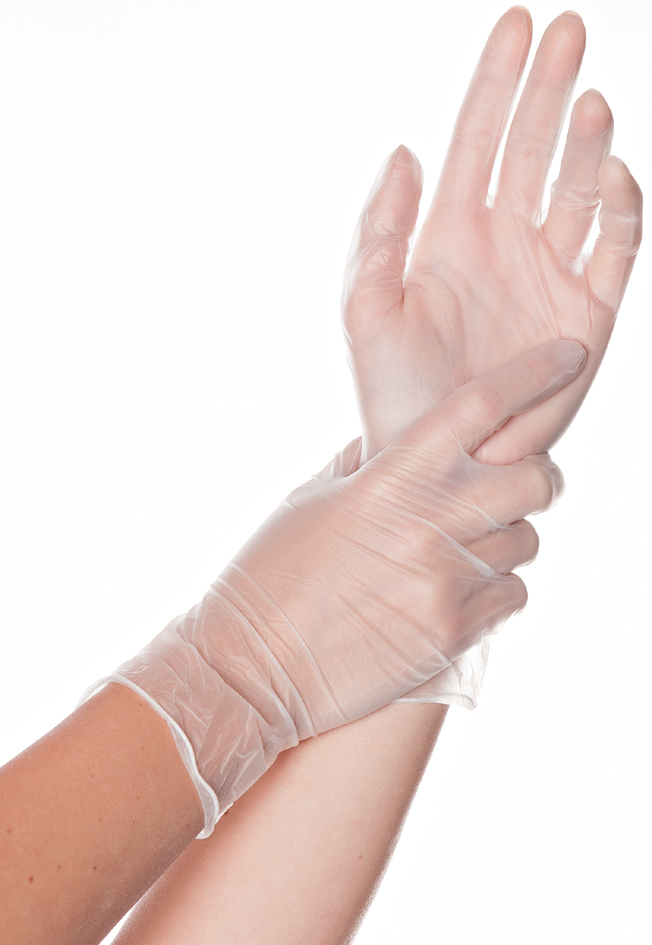 HYGOSTAR Vinyl-Handschuh , CLASSIC, , M, weiß HYGOSTAR Vinyl-Handschuh , CLASSIC, , M, weiß von hygostar