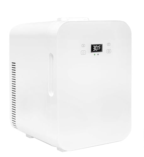 hzexun Mini Kühlschrank10 Liter, Kleiner Kühlschrank,Tragbarer Kühler und Wärmer für Hautpflege, Kosmetik, Getränke, Lebensmittel, ideal für Schlafzimmer, Büro, Auto hzexun Mini Kühlschrank10 Liter, Kleiner Kühlschrank,Tragbarer Kühler und Wärmer für Hautpflege, Kosmetik, Getränke, Lebensmittel, ideal für Schlafzimmer, Büro, Auto von hzexun