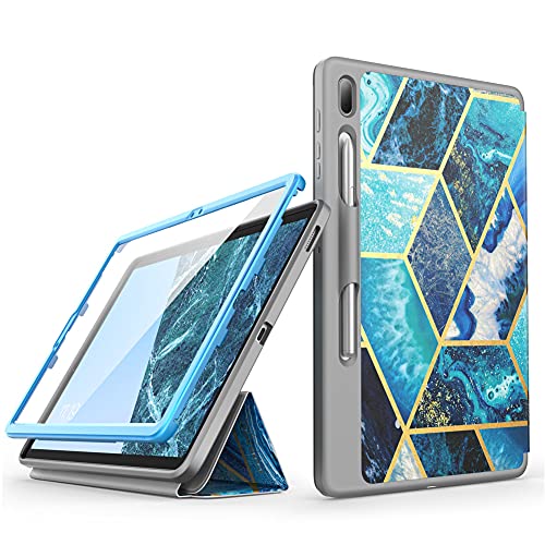 i-Blason Cosmo Schutzhülle für Samsung Galaxy Tab S7 FE 12,4 Zoll (2021) - Ozeanblau von i-Blason
