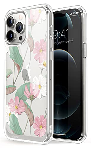 i-Blason Halo Schutzhülle für iPhone 13 Pro Max 6,7 Zoll (2021 Release), dünne, transparente Hülle mit TPU-Innenstoßfänger (Gänseblümchen) von i-Blason