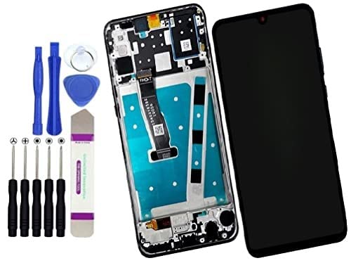 i INDIVITEM'S Display Für Huawei P30 Lite MAR-L21 MAR-L23 LCD Bildschirm Digitizer Touchscreen Vormontierter Ersatz Mit Werkzeug, Schwarz mit Rahmen von i INDIVITEM'S