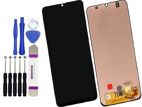 i INDIVITEM'S Display Für Samsung A50 2019 A505 A505F SM-A505f LCD Bildschirm Ersatz Digitizer Touchscreen mit Werkzeug OLED (Nicht für A50s) Schwarz Fingerabdruckfunktion unterstützt von i INDIVITEM'S